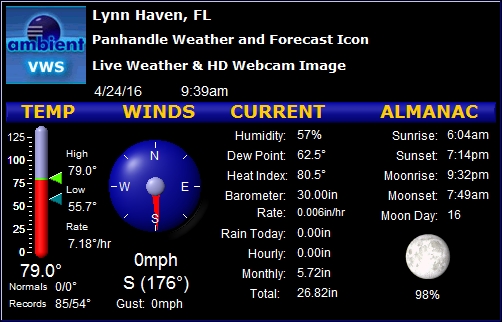 Predicted Forecast & Current Temperature